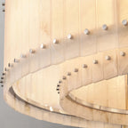 37 Inch Alabaster Round Chandelier - San Marco