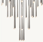 48 Inch Pin Cascading Round Chandelier - Aquitaine