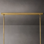 74 Inch Smoked Murano Glass Tiered Rectangular Chandelier - Chiara