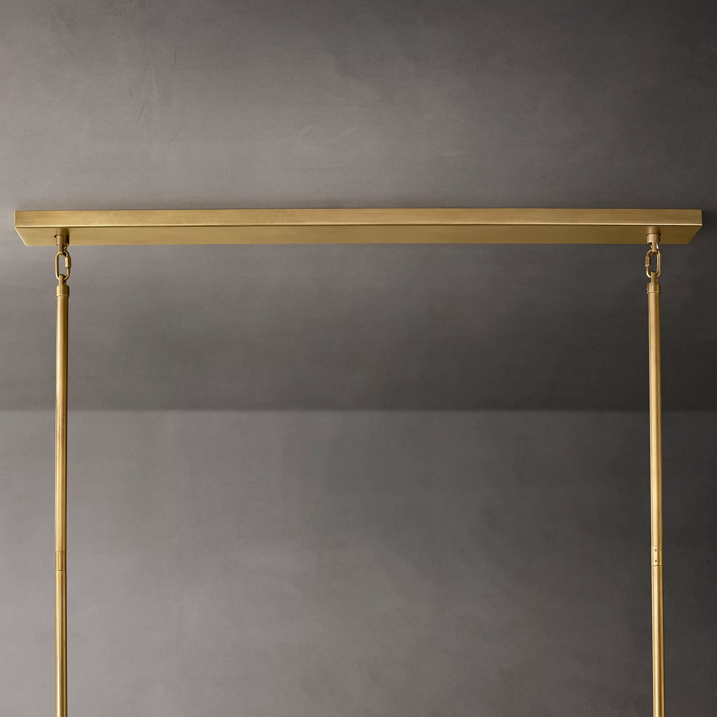 74 Inch Smoked Murano Glass Tiered Rectangular Chandelier - Chiara
