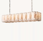 60 Inch Alabaster Rectangular Chandelier – Harlow