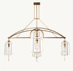 61 Inch Bell Glass Chandelier - Fulcrum