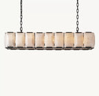 60 Inch Alabaster Rectangular Chandelier – Harlow
