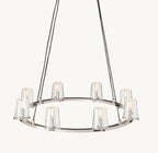 36 Inch Hurricane Candle Ring Chandelier - Pauillac