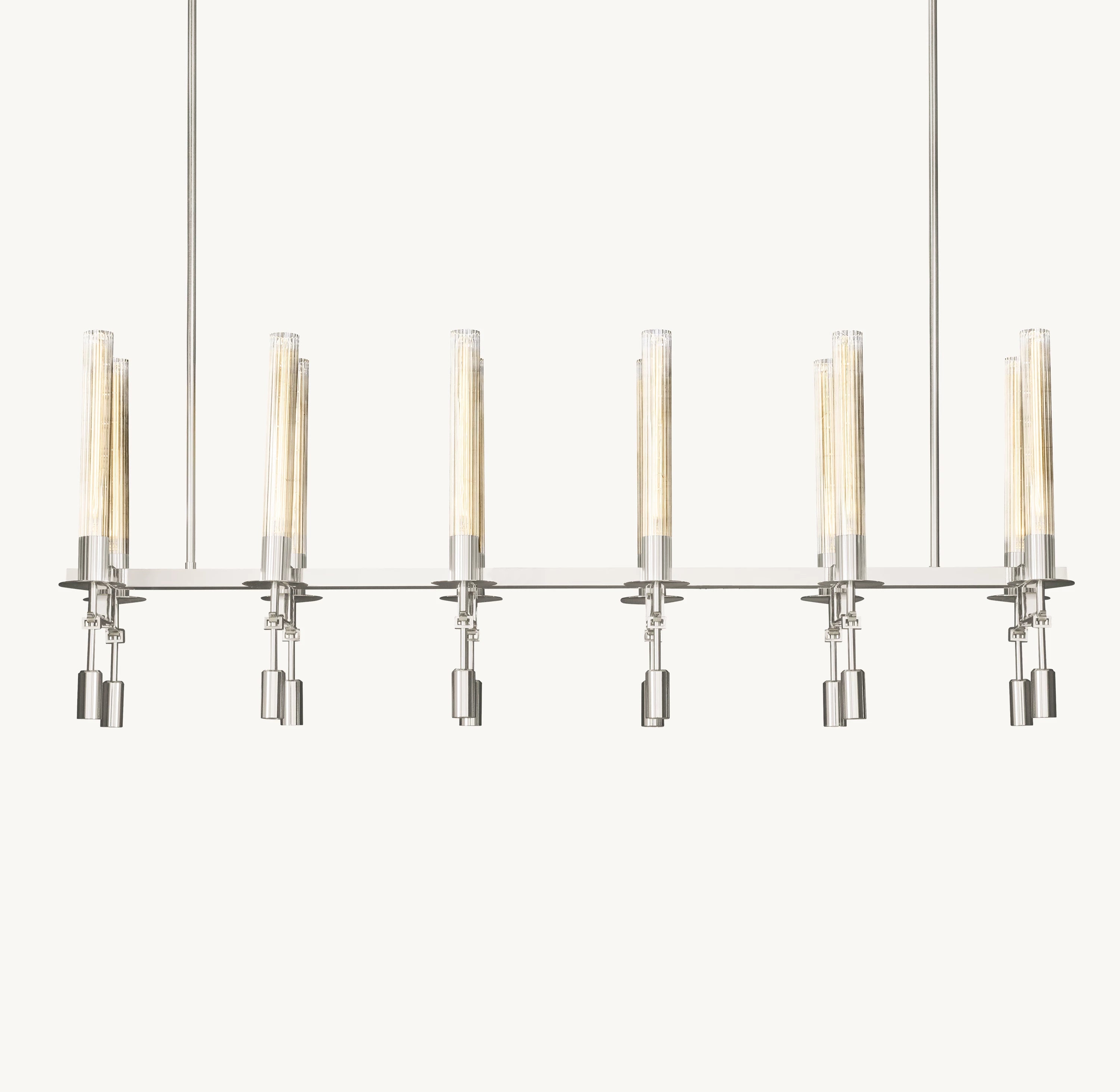 54 Inch Candle Linear Chandelier - Fontanelle
