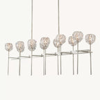 60 Inch Crystal Double Linear Chandelier – Boule