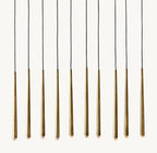 48 Inch Pin Linear Chandelier - Aquitaine
