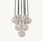 14 Inch Crystal Cluster Chandelier – Boule