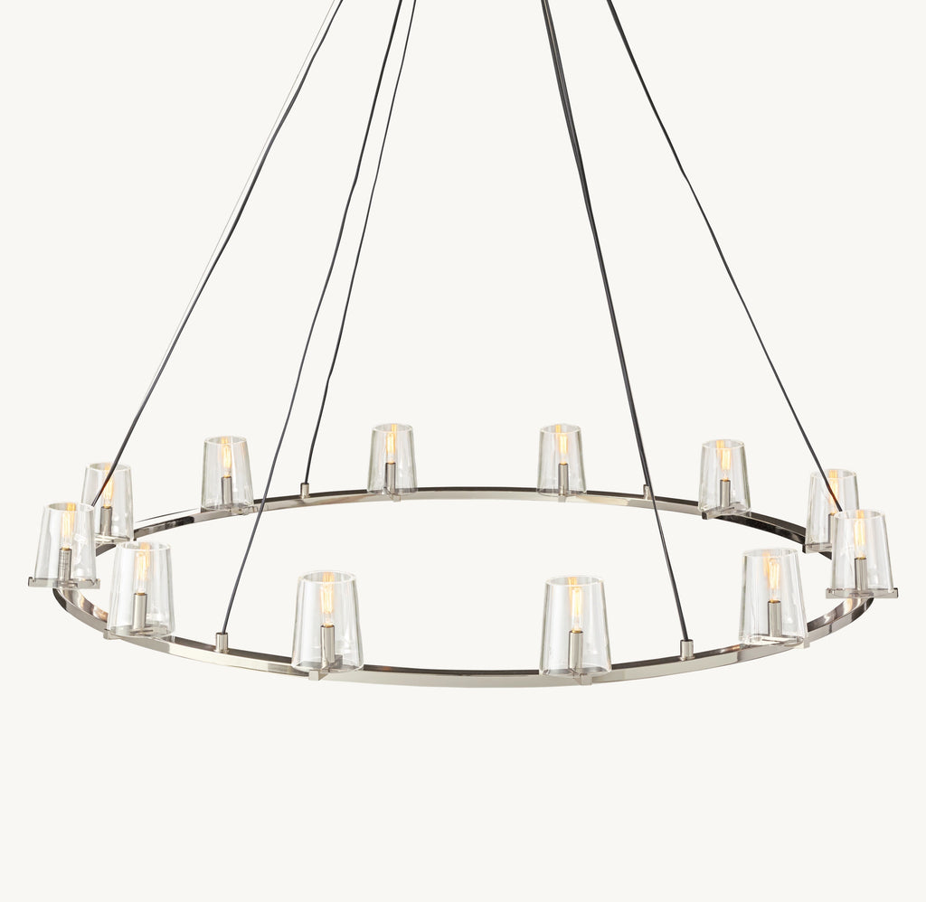 60 Inch Hurricane Candle Ring Chandelier - Pauillac