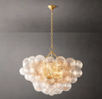33 Inch Glass bubble Chandelier - Talia