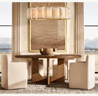 43 Inch Alabaster Round Chandelier – Harlow