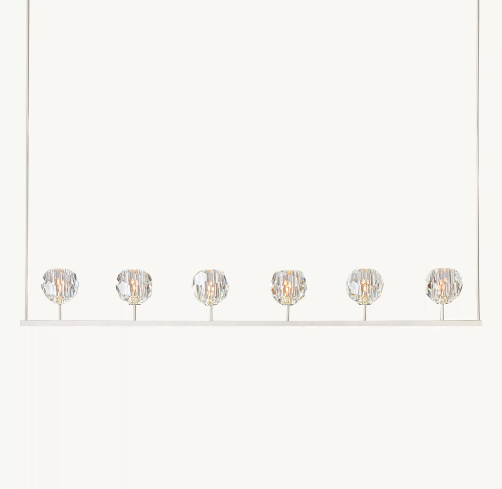 60 Inch Crystal Linear Chandelier – Boule