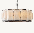 31 Inch Alabaster Round Chandelier – Harlow