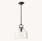 7 Inch Dome Crystal Pendant Light - Botanist