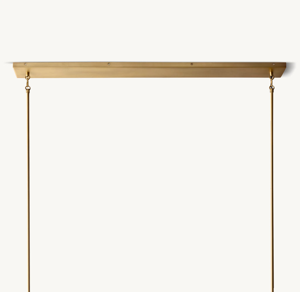 49 Inch Hurricane Candle Linear Chandelier - Pauillac