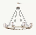 48 Inch Crystal Round Candle Chandelier - Demaret