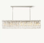 60 Inch Chain Crystal Rectangular Chandelier - Marignan