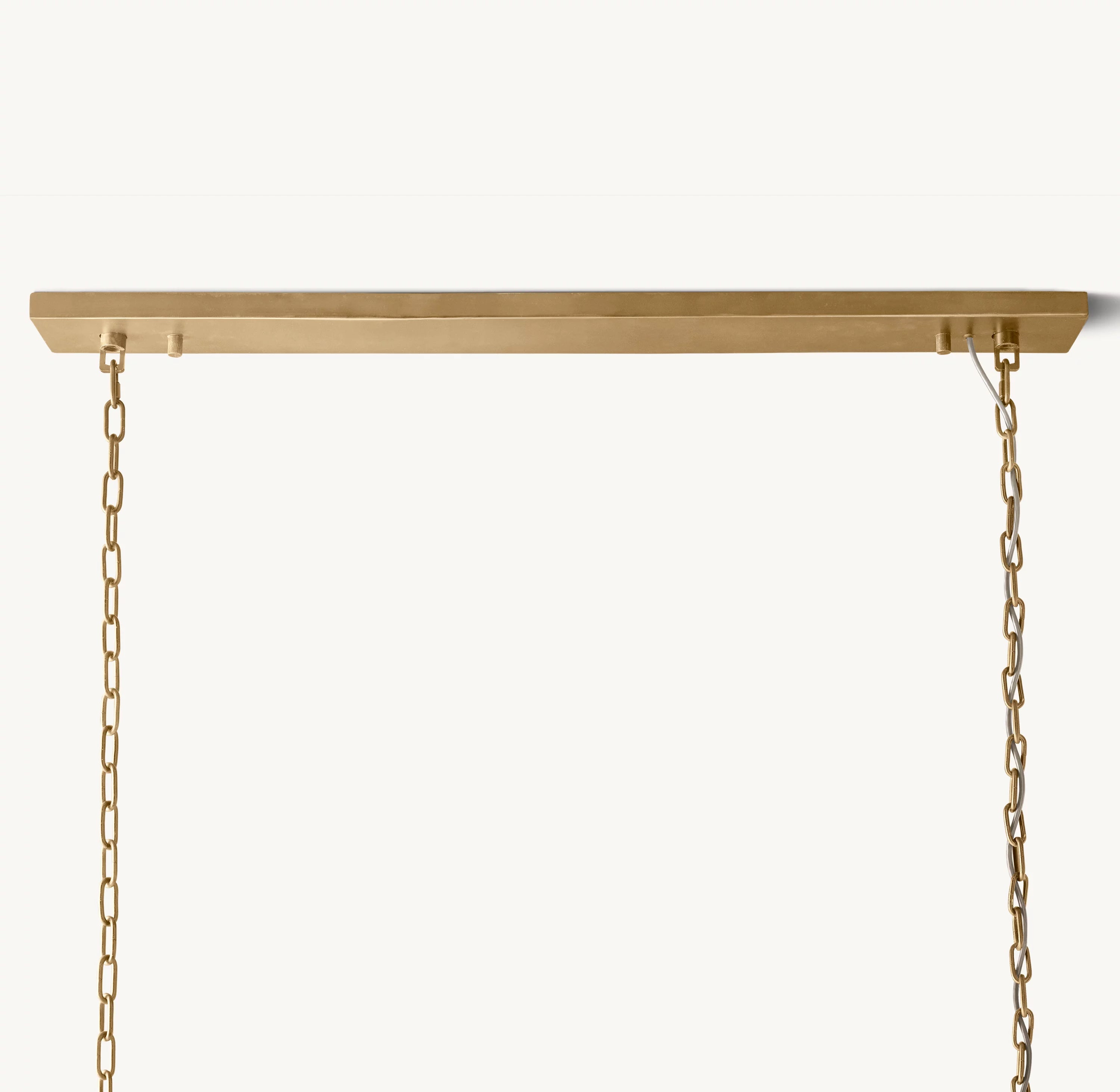 72 Inch Crystal Prism Rectangular Chandelier - Odeon