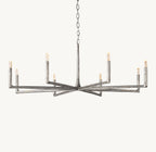 60 Inch Forged Candlestick Chandelier - Thaddeus