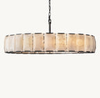 60 Inch Alabaster Round Chandelier – Harlow
