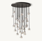 40 Inch Crystal Cluster Chandelier – Boule