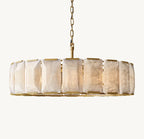 43 Inch Alabaster Round Chandelier – Harlow