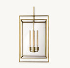 21 Inch Glass Lantern Pendant Light - Beckman