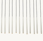 60 Inch Pin Linear Chandelier - Aquitaine