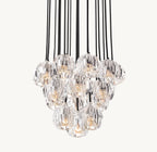 19 Inch Crystal Cluster Chandelier – Boule
