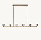 72 Inch Crystal Linear Candle Chandelier - Demaret