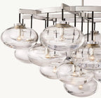 48 Inch Globe Glass Cluster Chandelier - Cabrette