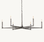 48 Inch Forged Candlestick Chandelier - Thaddeus