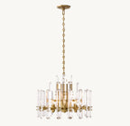 24 Inch Crystal Prism Round Chandelier - Bonnington