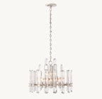 24 Inch Crystal Prism Round Chandelier - Bonnington