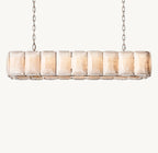 60 Inch Alabaster Rectangular Chandelier – Harlow