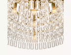 48 Inch Cascading Chain Crystal Round Chandelier - Marignan
