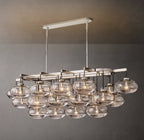 72 Inch Glass Bubble Oval Chandelier - Cabrette