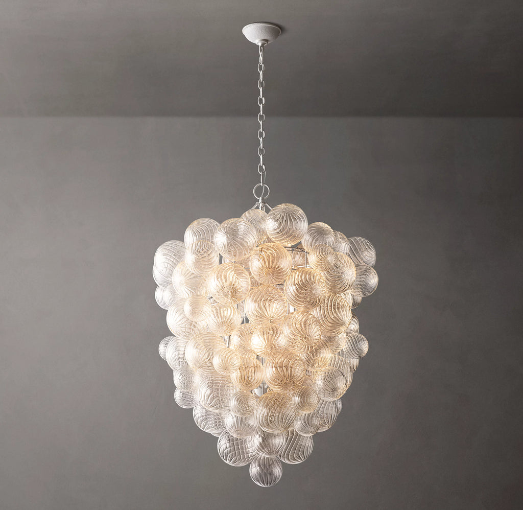 36 Inch Glass bubble Chandelier - Talia