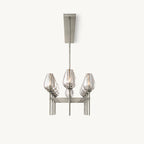 65 Inch Torchiere Crystal Linear Chandelier - Tulip