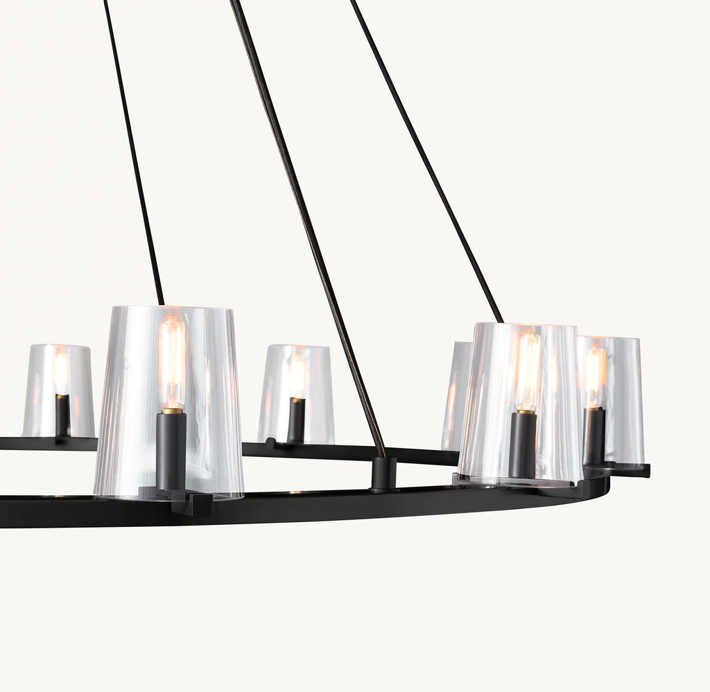 60 Inch Hurricane Candle Ring Chandelier - Pauillac