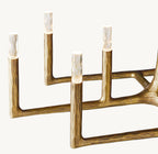 72 Inch Forged Candlestick Linear Chandelier - Thaddeus