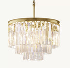 20 Inch Crystal Prism Tiered Chandelier - Odeon