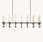 66 Inch Candle Linear Chandelier - Fontanelle