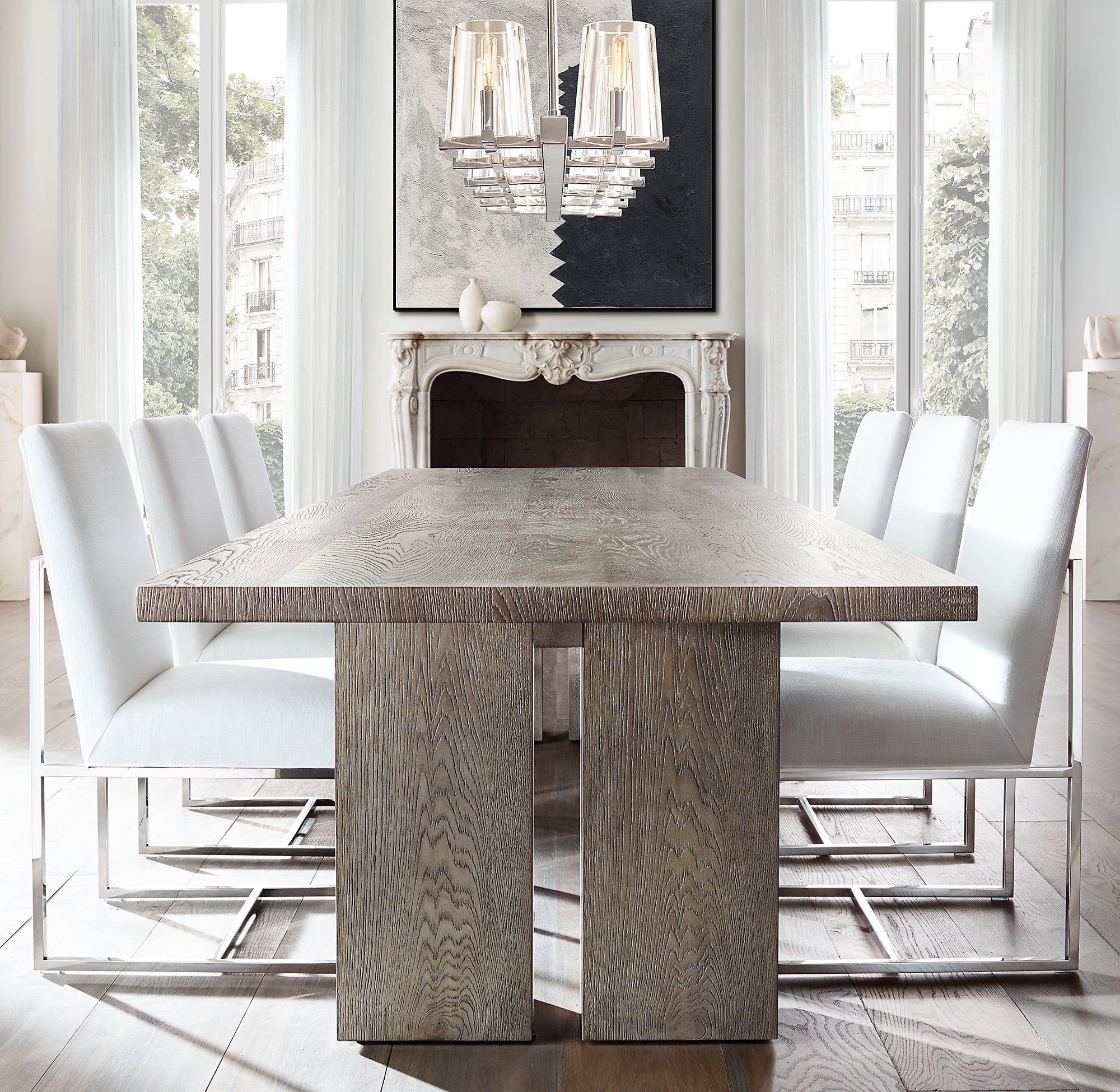 60 Inch Hurricane Candle Linear Chandelier - Pauillac