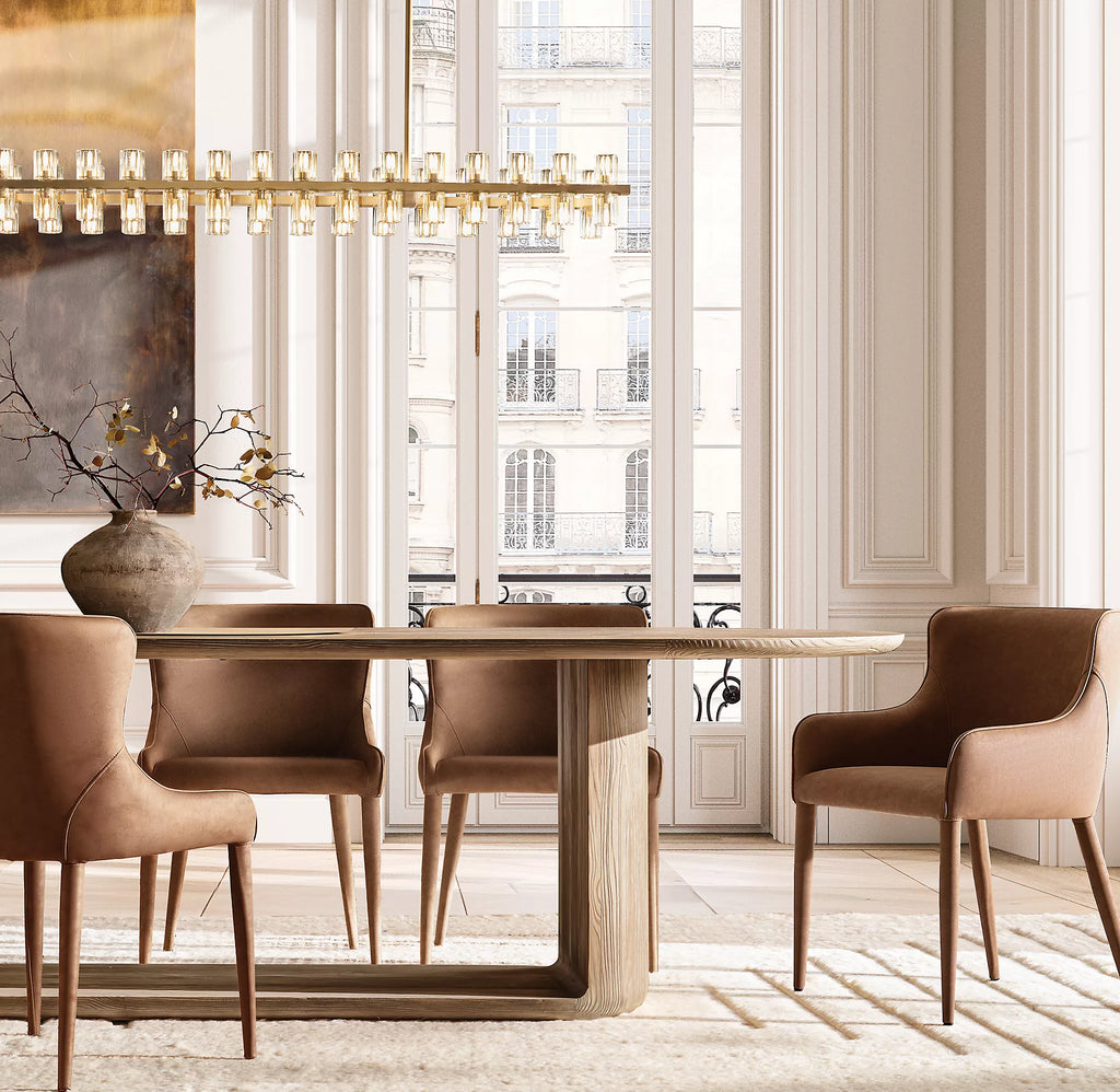 72 Inch Hexagonal Crystal Linear Chandelier – Arcachon