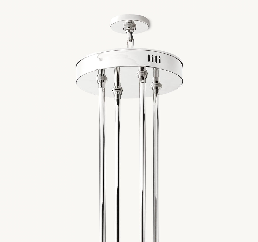 60 Inch Hexagonal Crystal Tiered Chandelier – Arcachon