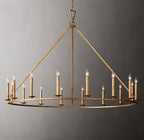 60 Inch Candelabra Round Chandelier – Openwork