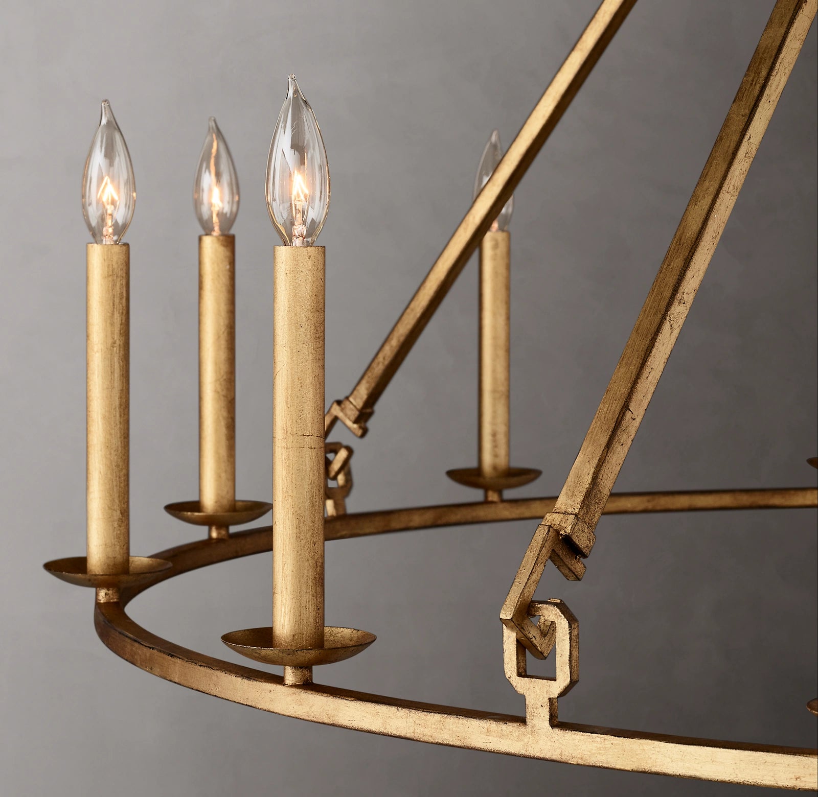 50 Inch Candelabra Round Chandelier – Openwork