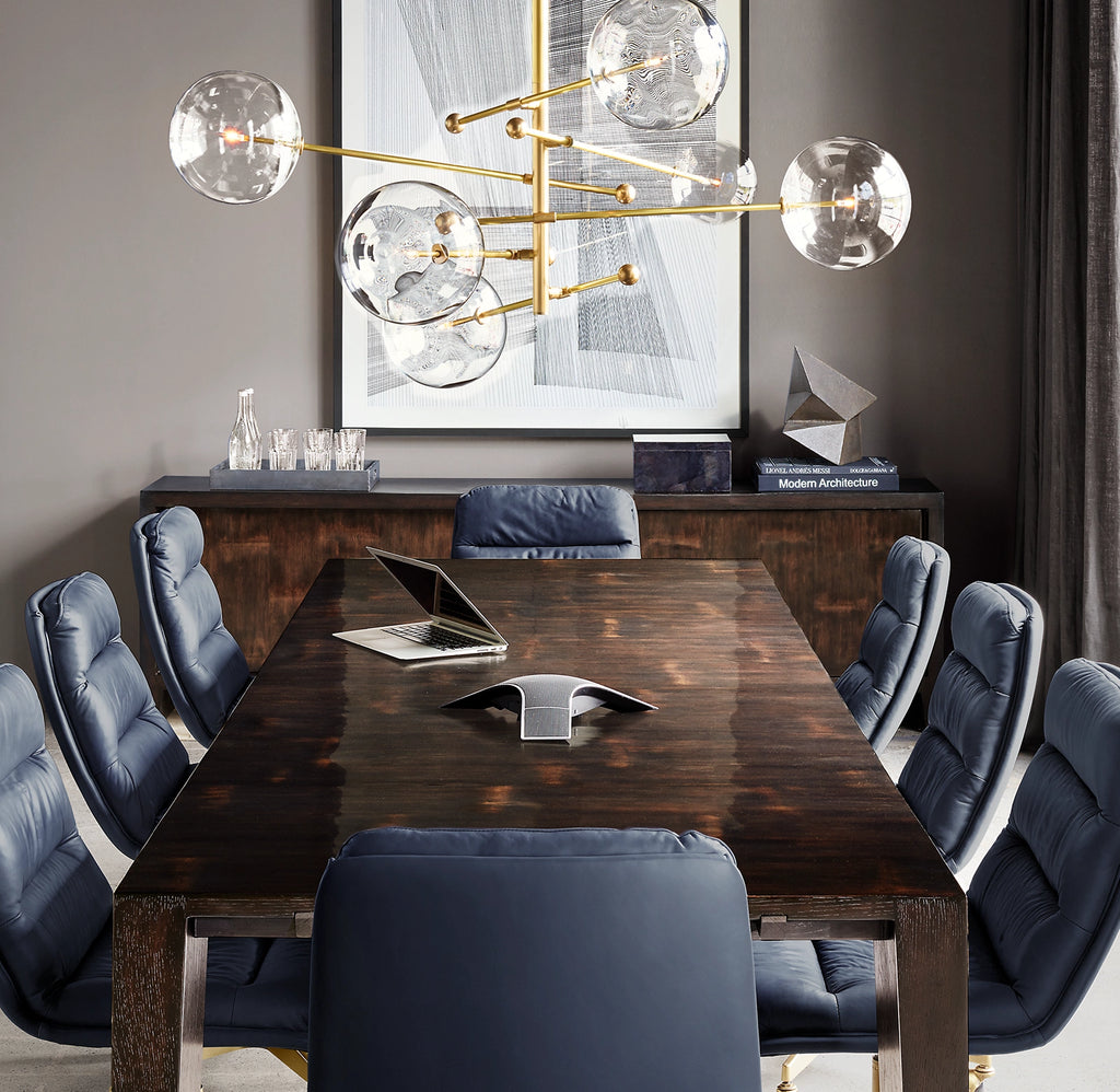 55 Inch Sputnik Globe Glass Chandelier - Mobile