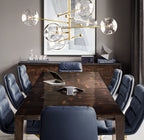 55 Inch Sputnik Globe Glass Chandelier - Mobile